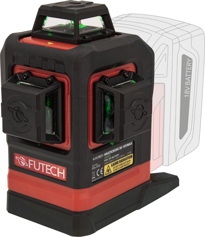 Multifunctional and powerful 3D cross line lasers | FUTECH